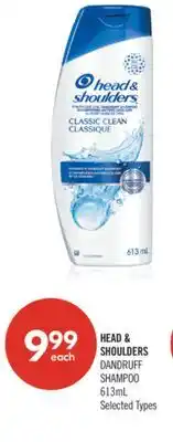 Shoppers Drug Mart HEAD & SHOULDERS DANDRUFF SHAMPOO offer