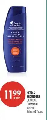 Shoppers Drug Mart HEAD & SHOULDERS CLINICAL SHAMPOO offer