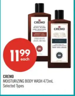 Shoppers Drug Mart CREMO MOISTURIZING BODY WASH offer