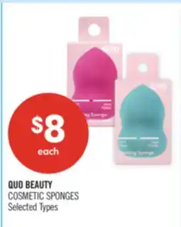 Shoppers Drug Mart QUO BEAUTY COSMETIC SPONGES offer