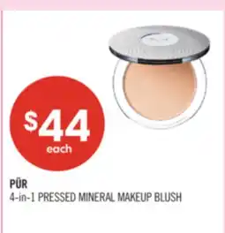 Shoppers Drug Mart PÜR 4-in-1 PRESSED MINERAL MAKEUP BLUSH offer
