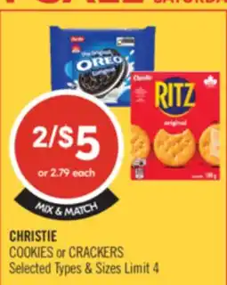 Shoppers Drug Mart CHRISTIE COOKIES or CRACKERS offer