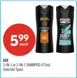 Shoppers Drug Mart AXE 3-IN-1 or 2-IN-1 SHAMPOO offer