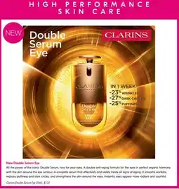 Shoppers Drug Mart Clarins Double Serum Eye offer