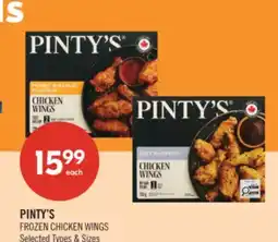 Shoppers Drug Mart PINTY'S FROZEN CHICKEN WINGS offer