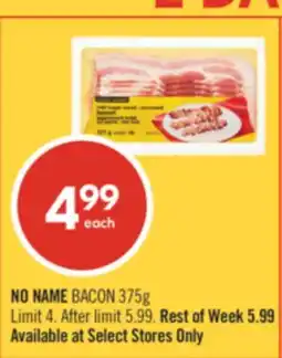 Shoppers Drug Mart NO NAME BACON offer