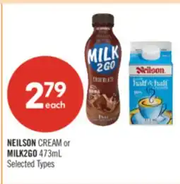 Shoppers Drug Mart NEILSON CREAM or MILK2GO offer