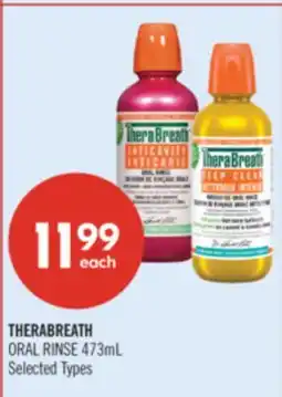 Shoppers Drug Mart THERABREATH ORAL RINSE offer