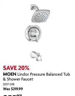 Home Hardware Lindor Pressure Balanced Tub & Shower Faucet offer