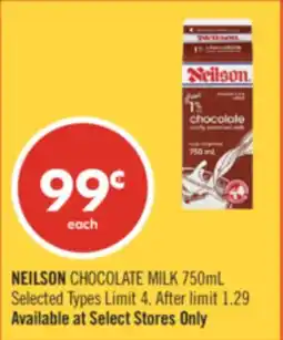 Shoppers Drug Mart NEILSON CHOCOLATE MILK offer