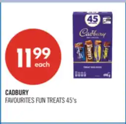 Shoppers Drug Mart CADBURY FAVOURITES FUN TREATS offer