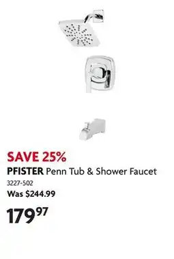 Home Hardware Penn Tub & Shower Faucet offer