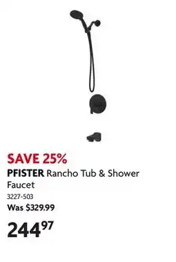 Home Hardware Rancho Tub & Shower Faucet offer