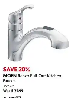 Home Hardware Renzo Pull-Out Kitchen Faucet offer