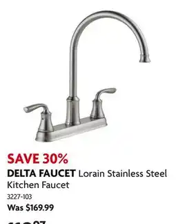 Home Hardware Lorain Stainless Steel Kitchen Faucet offer