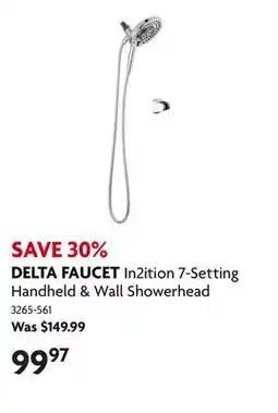 Home Hardware In2ition 7-Setting Handheld & Wall Showerhead offer