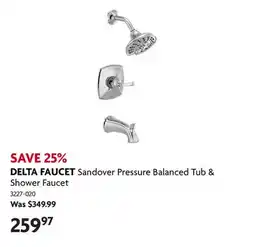 Home Hardware Sandover Pressure Balanced Tub & Shower Faucet offer