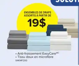 Leon's Cotton House Ens. Draps simple microfibre - couleurs assorties offer