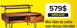 Leon's Milo Table de centre à dessus relevable 40 po - naturel offer