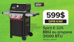 Leon's Weber Spirit E-325 BBQ au gaz propane – 1500789 offer