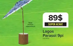 Leon's Lagos Parasol de jardin 9 pi - bleu offer