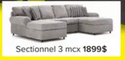 Leon's Jupiter Sectionnel 3 mcx – gris cendré offer