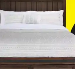 Leon's Rossco Lit grand avec rangement 3 mcx – chêne rustique offer