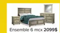 Leon's Emma Chambre à coucher 6 mcx très grand – chêne offer