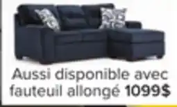 Leon's Mackay Sofa avec fauteuil allongé réversible - bleu offer