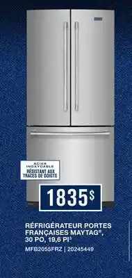 Leon's RÉFRIGÉRATEUR PORTES FRANÇAISES MAYTAG offer