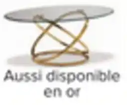 Leon's Axis Table de centre 48po – verre et or offer