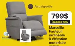 Leon's Marseille Fauteuil inclinable à élévation motorisée - gris pâle offer