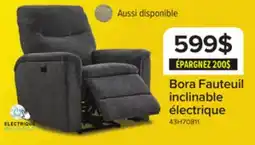 Leon's Bora Fauteuil inclinable électrique – gris foncé offer