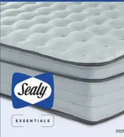 Leon's Sealy Essentials Remy II Firm Eurotop Queen Mattress offer