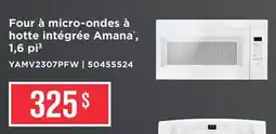 Leon's Four à micro-ondes à hotte intégrée Amana offer
