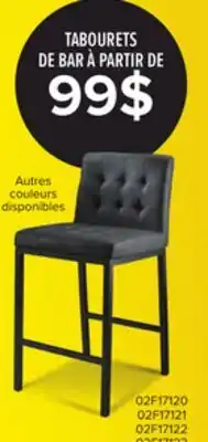 Leon's Olin Tabouret hauteur bistrot – gris rétro offer