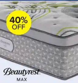 Leon's Beautyrest Max Glow Euro Top Medium Twin Mattress offer
