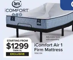 Leon's Serta iComfort AIR 1 Firm 11.5 offer