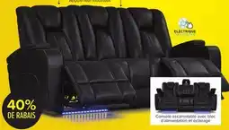 Leon's San Antonio Sofa inclinable électrique offer