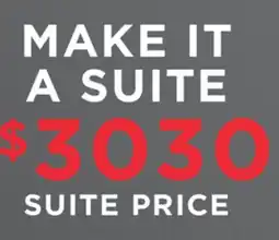 Leon's MAKE IT A SUITE offer
