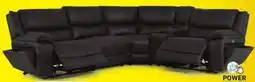 Leon's Weston 5-Piece Power Reclining Sectional - Granite offer
