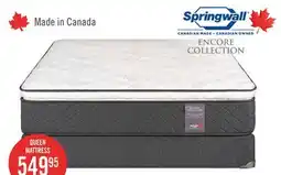 The Brick Springwall Encore Atmosphere Pillowtop Medium Queen Mattress offer