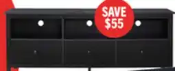The Brick Renner 58 Modern TV Stand with Storage for TVs up to 65- Matte Black offer
