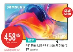 The Brick SAMSUNG 43 Mini LED 4K Vision AI Smart TV offer