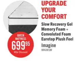 The Brick Springwall Encore Imagine Eurotop Plush Queen Mattress offer