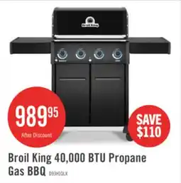 The Brick Broil King Baron 420 Pro Shadow 4-Burner 40,000-BTU Propane Gas BBQ - 674114 Grill offer