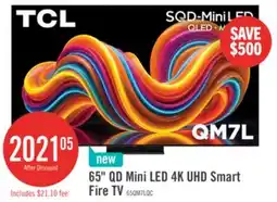 The Brick TCL 65 QM7L QD Mini-LED 4K UHD Smart Fire TV (65QM7L) - 2026 Model offer