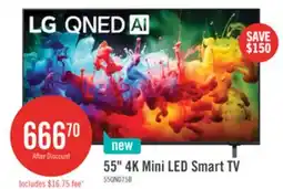 The Brick LG 55 QNED75B Mini-LED 4K Smart webOS TV (55QNED75BUA.ACC) – 2026 Model offer