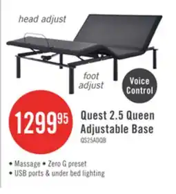 The Brick Quest 2.5 Queen Adjustable Base offer