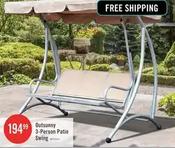 The Brick Outsunny 3-Person Patio Swing offer